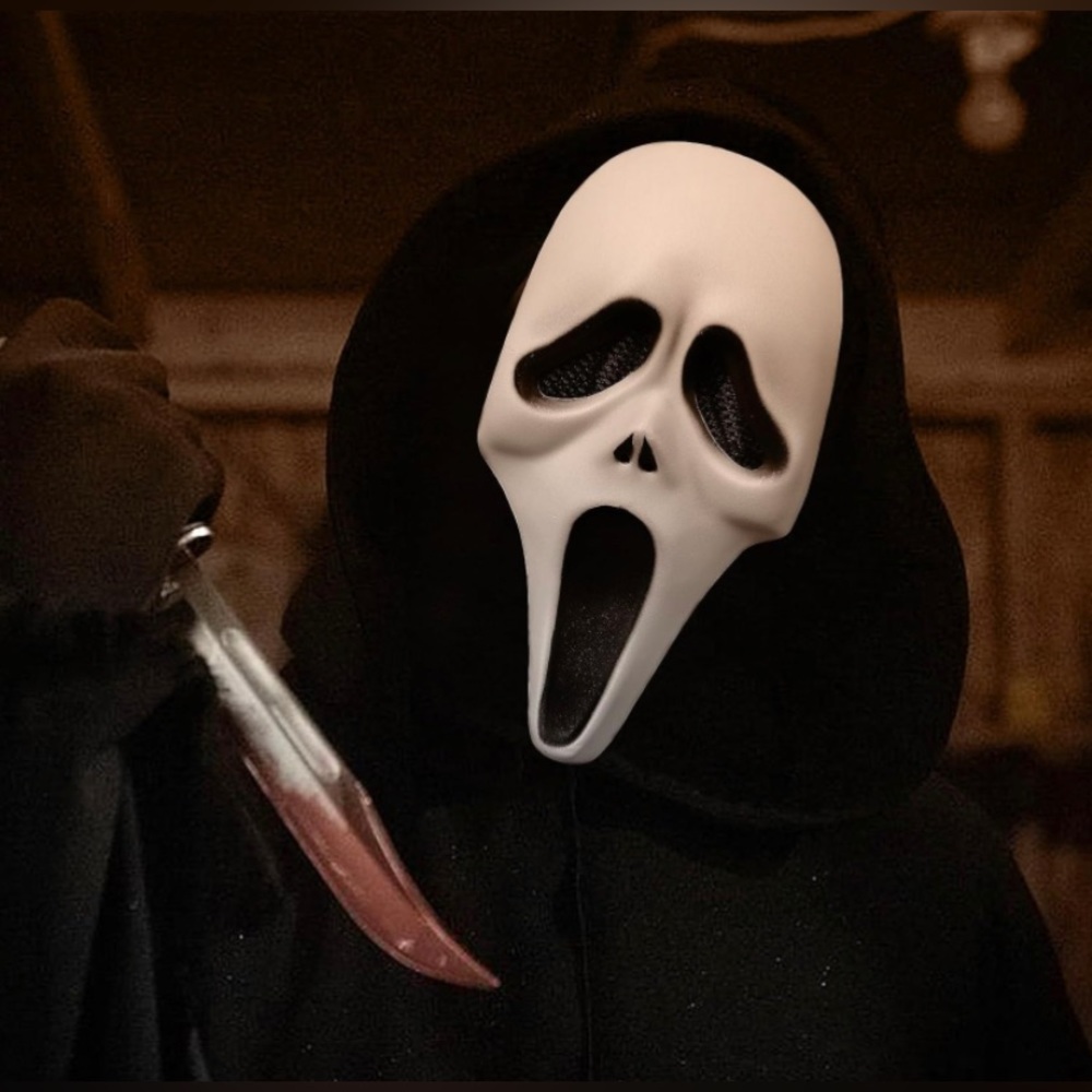 Scary Mask for Adult Anniversary Movie Edition Face Cosplay Costume